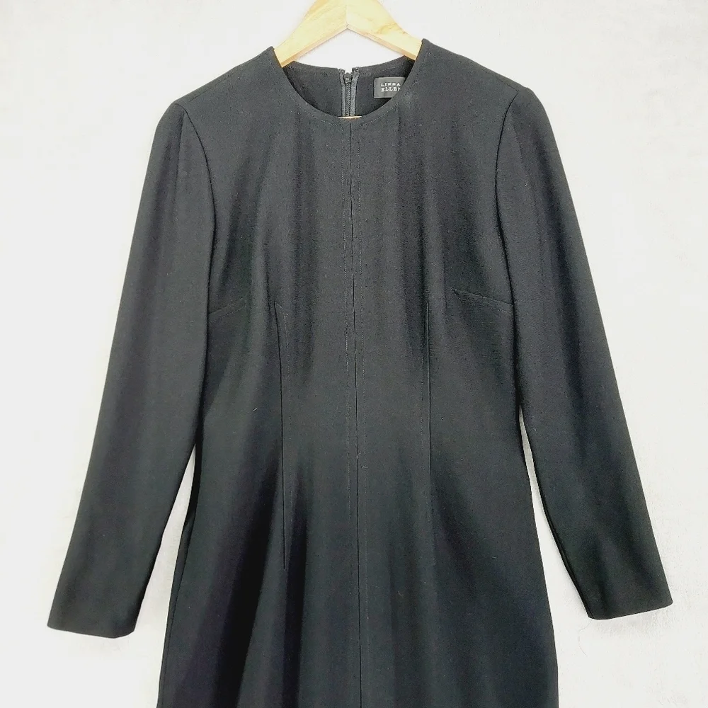 Linda Allard Ellen Tracy Long Sleeve Open Front Maxi Dress P5168 - Picture 4 of 9